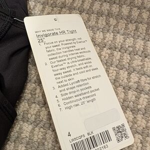 Black Invigorate HR Tight 25"